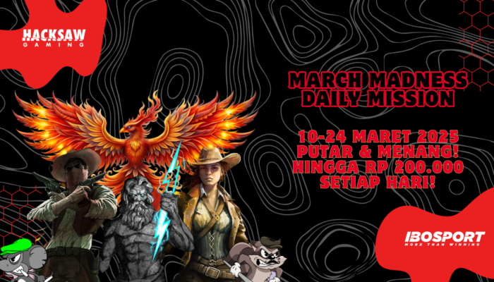 HACKSAW MARCH MADNESS! DAILY MISSION. KEJUTAN SETIAP HARI!