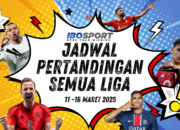 Jadwal Pertandingan Sepak Bola 11-16 Maret 2025