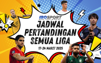 Jadwal Sepak Bola 17 – 24 Maret 2025: Liga Top Eropa dan Kualifikasi Piala Dunia 2026