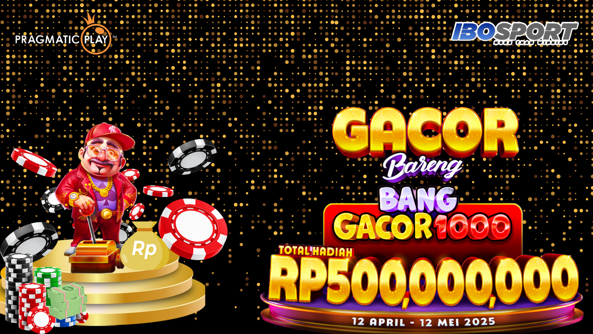Gacor Banget! Bang Gacor 1000 Bagi-Bagi Hadiah 500 Juta di PP!