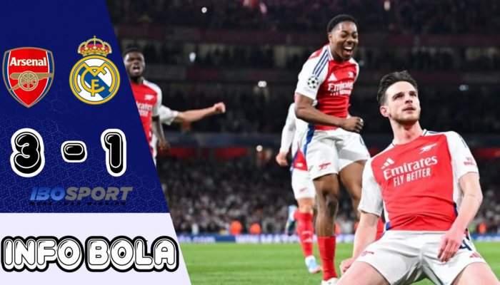 Declan Rice Menghancurkan Madrid. Bellingham Akui Keajaiban Harus Terjadi di Bernabeu
