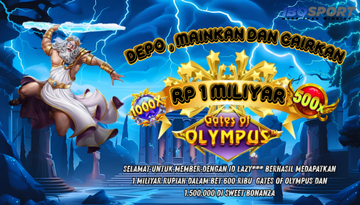Sultan Lazy*** Menang Besar! Total Kemenangan 1 Miliyar di IBOSPORT dari Dua Game Gacor!