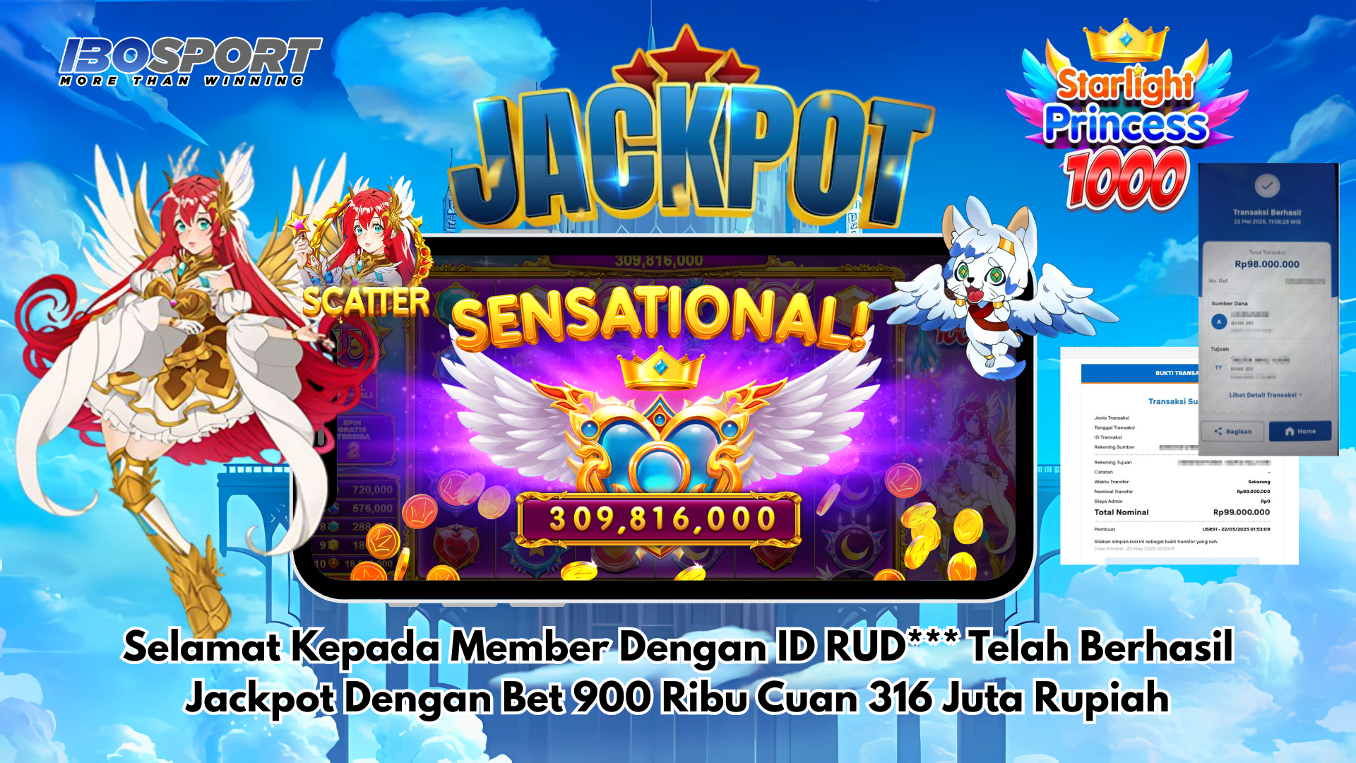 Bet 900 Ribu Member IBOSPORT Ini Cuan 316 Juta! Gokil Gak Sih?