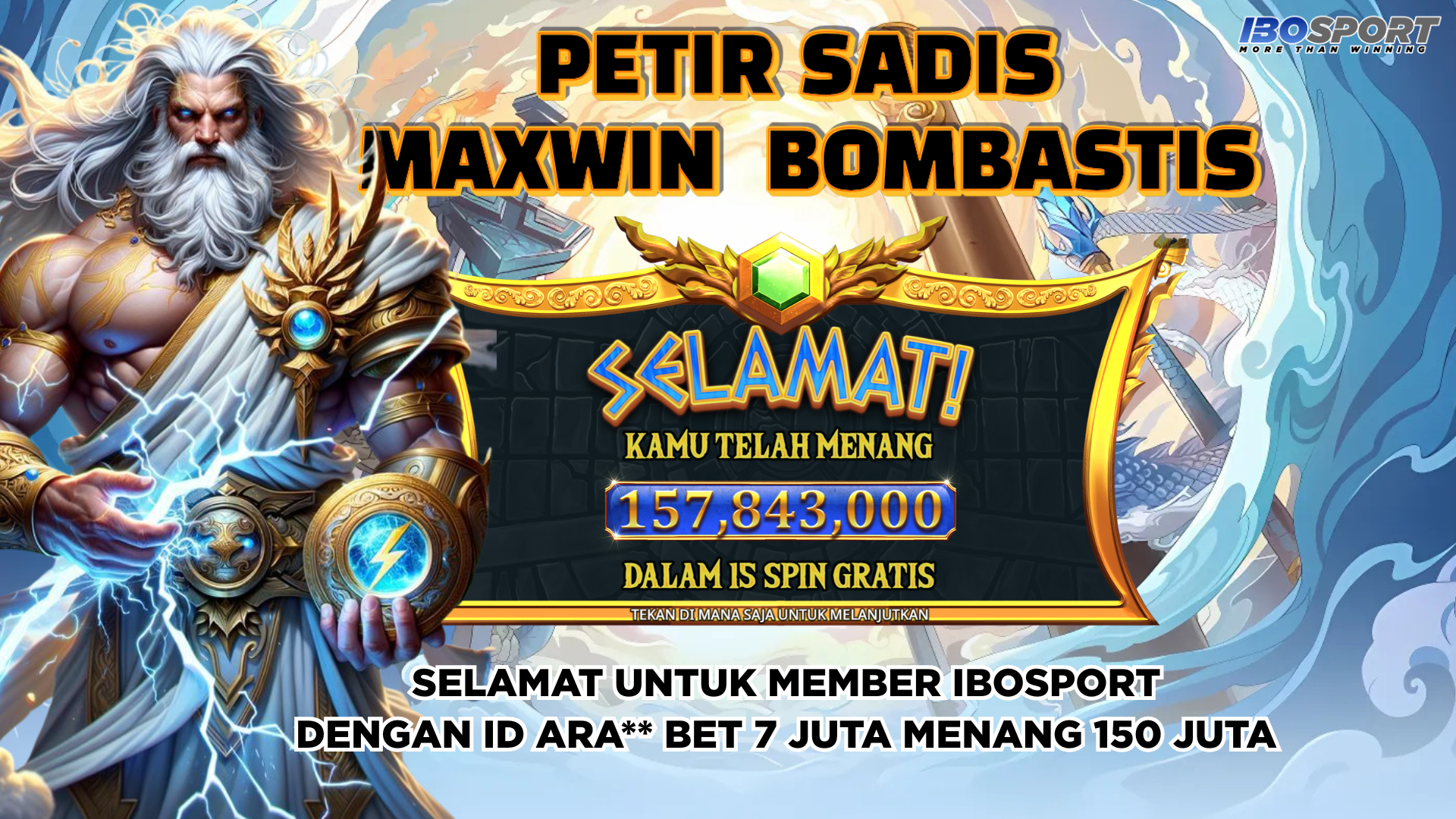 Buyspin 7 Juta, Win 150 Juta! Testimoni Gila Ara di Gates of Olympus 1000 IBOSPORT