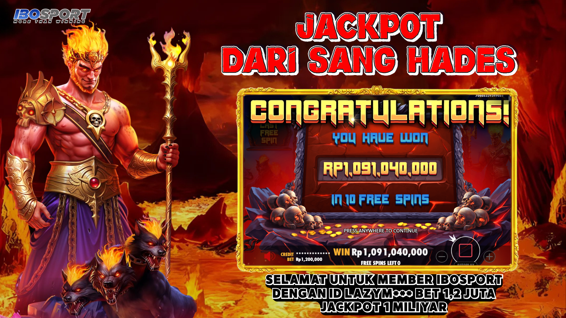 Keberuntungan Jackpot 1 Miliar