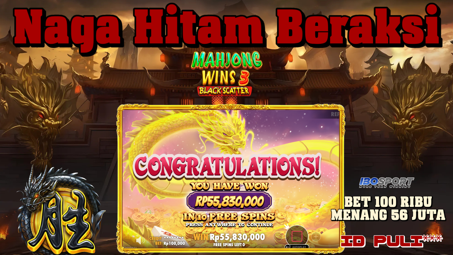Kemenangan Mahjong Ways 3 Pecah Jadi 56 Juta Modal 100 Ribu