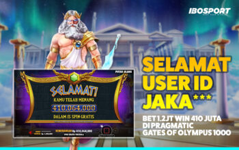 Gates of Olympus 1000: Testimoni JAKA*** Menang 410 Juta di IBOSPORT