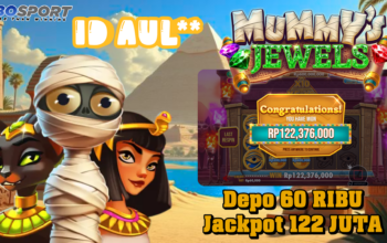 Kemenangan Member IBOSPORT Mummy’s Jewels – Menang 122 Juta Modal 60 Ribu