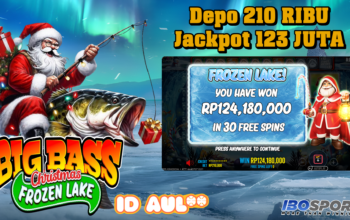 Kemenangan Spektakuler Member IBOSPORT Menang 123 Juta di Big Bass Christmas – Frozen Lake