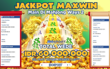 kemenangan member IBOSPORT Mahjong