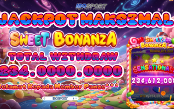 Jackpot Maksimal Sweet Bonanza Bikin Member IBOSPORT Auto Withdraw 234 Juta