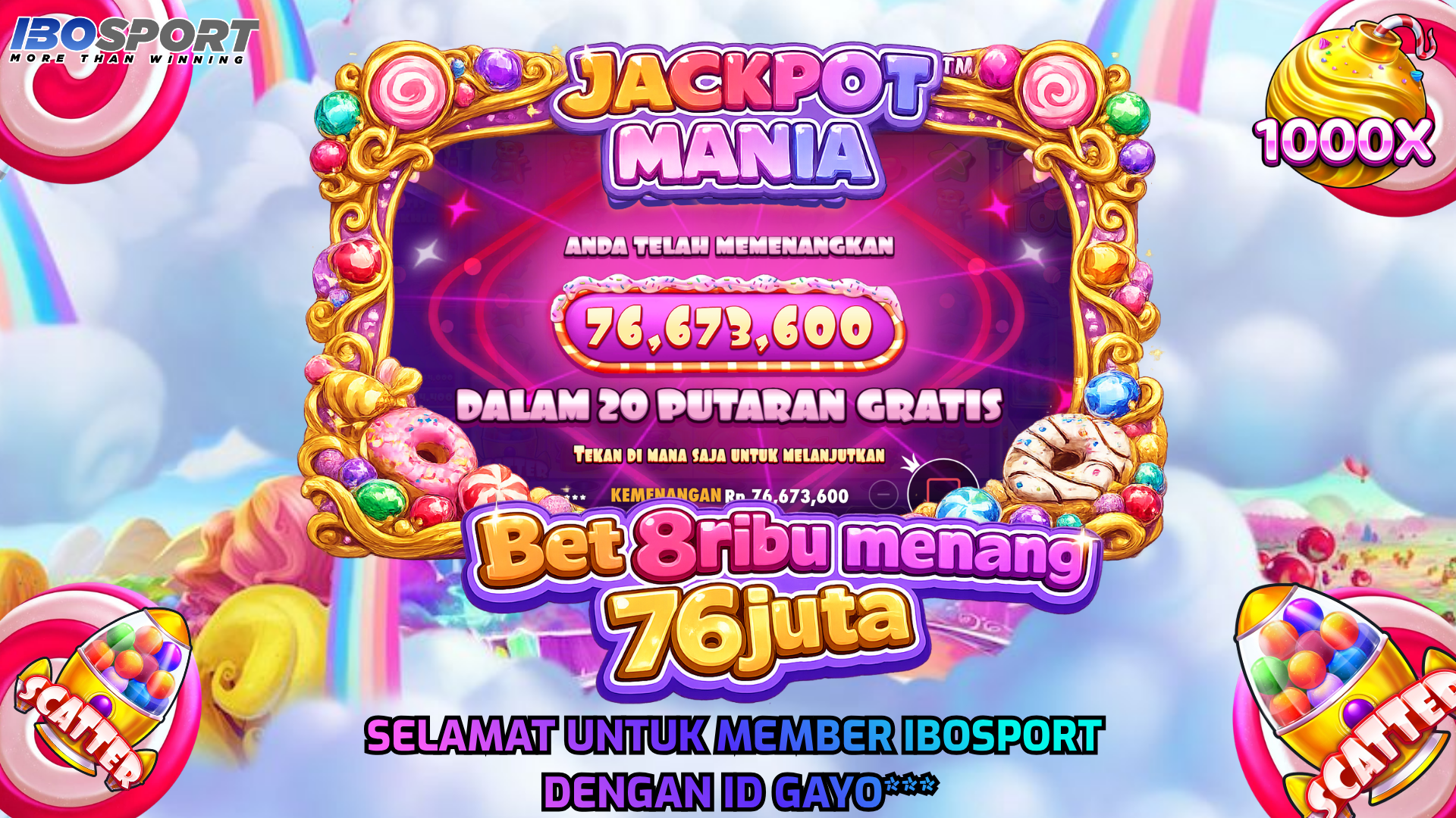 Bet 8ribu Menang 76juta Jadi Bukti Jackpot Besar Masih Bisa Didapat