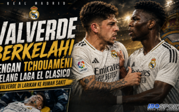 Ruang Ganti Real Madrid Memanas, Valverde dan Tchouameni Terlibat Keributan Saat Latihan