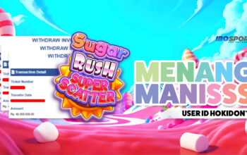 Bet 6 Juta Dibayar 153 Juta! Sugar Rush Super Scatter IBOSPORT Lagi Gacor Parah