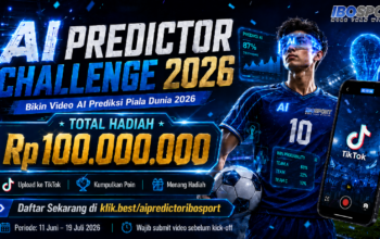 AI Predictor Challenge 2026 IBOSPORT Rp100 Juta