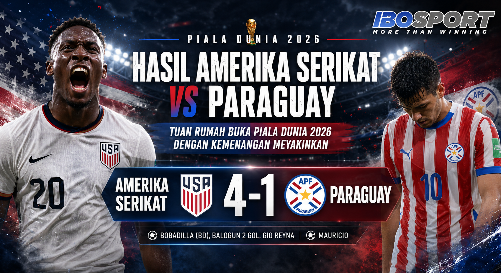 Amerika Serikat vs Paraguay