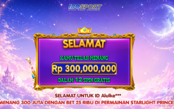 kemenangan member Starlight Princess