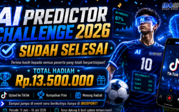 AI Predictor Challenge IBOSPORT 2026 Resmi Berakhir