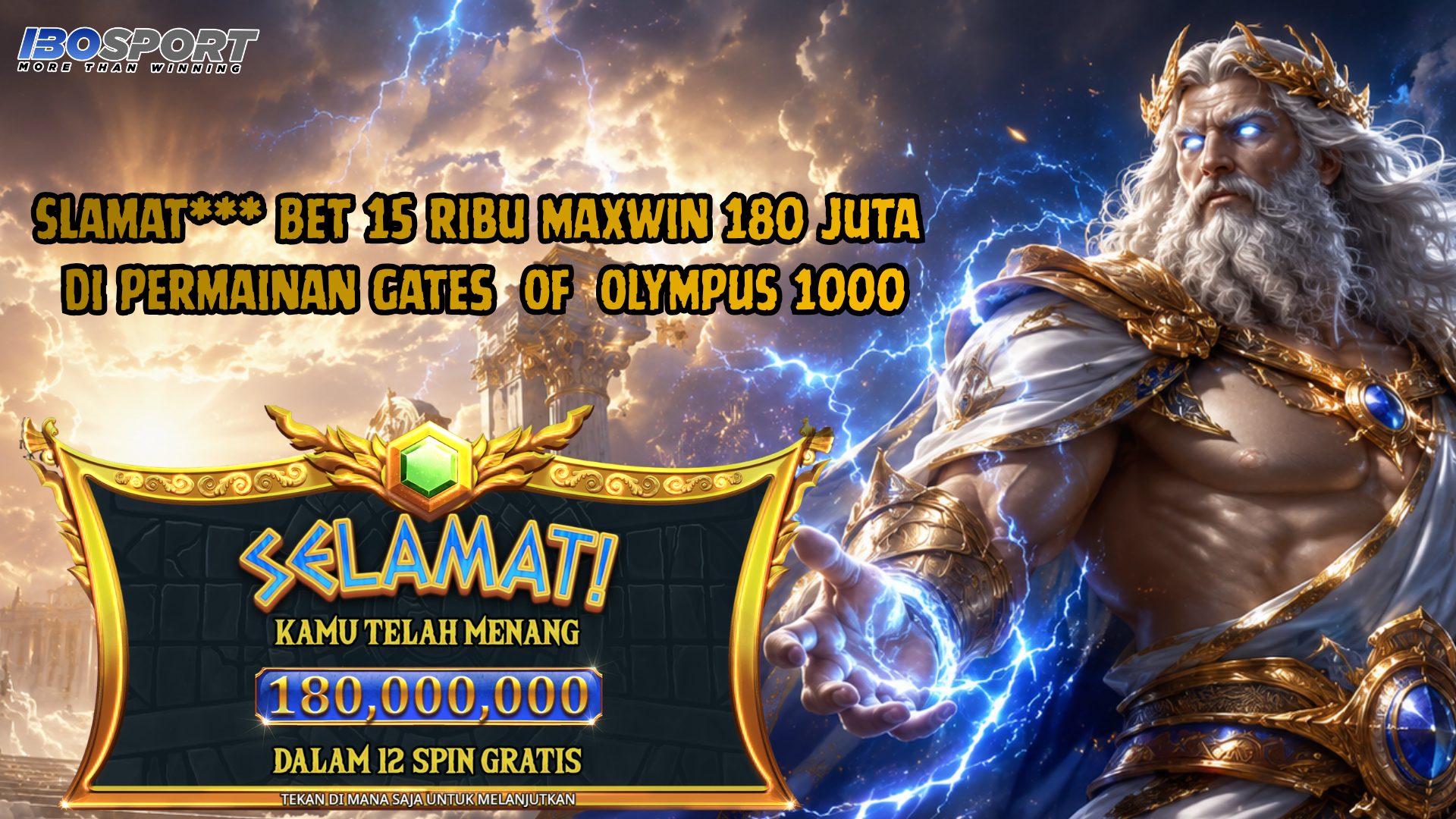 Kemenangan Gates of Olympus