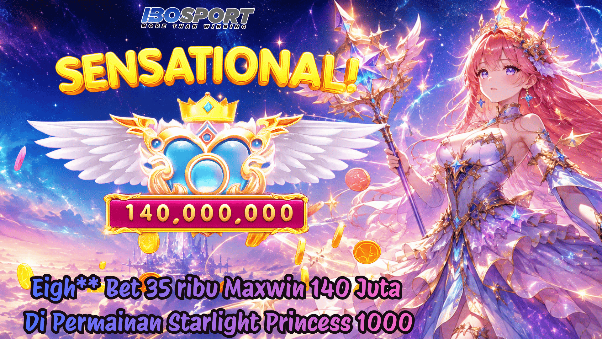 kemenangan Starlight Princess 1000