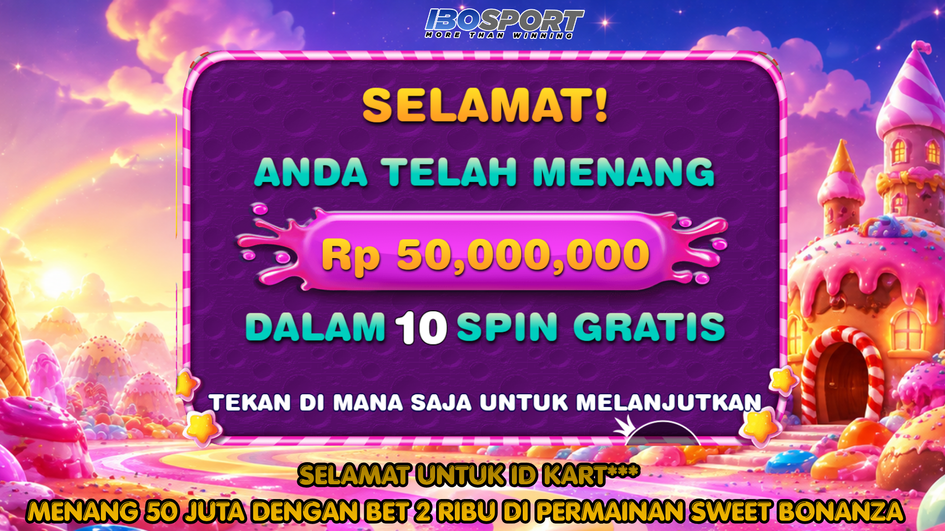 KART**** Menang Sweet Bonanza