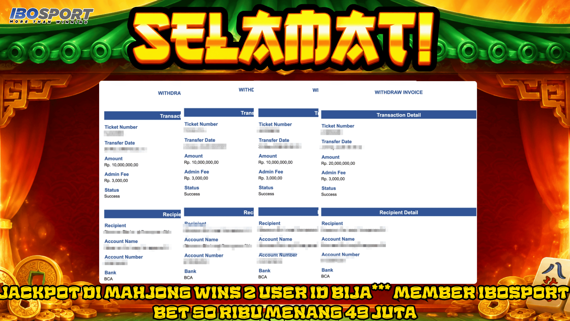 Member Menang Mahjong Wins 2