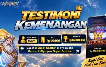 Modal Rp120 Ribu Disulap Zeus Jadi Rp62 Juta di Gates of Olympus Super Scatter